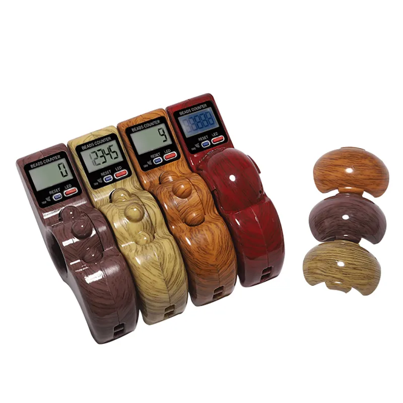 Portable Rotating Prayer Beads with Digital Counter Accurate Decompression Toy