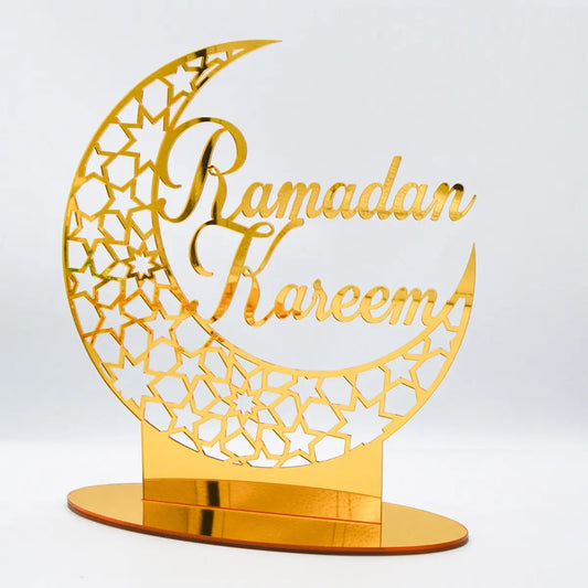 ستاند زينة رمضان والعيد المصنوعة من الأكريليك