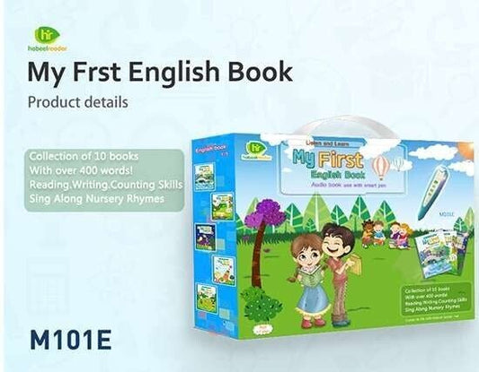 حقيبة تعلم اللغة الإنجليزية مع القلم الناطق